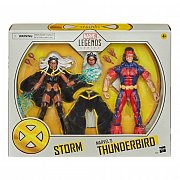 Marvel Legends Actionfiguren 2er-Pack Storm & Marvel\'s Thunderbird 15 cm --- BESCHAEDIGTE VERPACKUNG