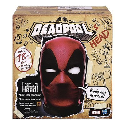 Marvel Legends Deadpools Interaktiver Premium Kopf --- BESCHAEDIGTE VERPACKUNG