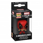 Marvel Luchadores Pocket POP! Vinyl Schlüsselanhänger 4 cm Deadpool Display (12)