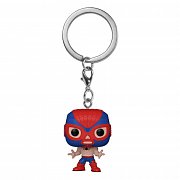 Marvel Luchadores Pocket POP! Vinyl Schlüsselanhänger 4 cm Spider-Man Display (12)