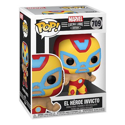 Marvel Luchadores POP! Vinyl Figur Iron Man 9 cm