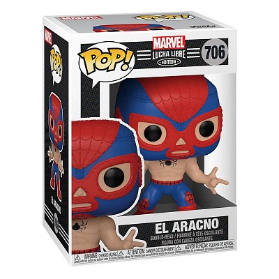 Marvel Luchadores POP! Vinyl Figur Spider-Man 9 cm