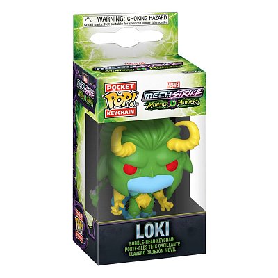 Marvel: Monster Hunters POP! Vinyl Schlüsselanhänger 4 cm Loki Display (12)