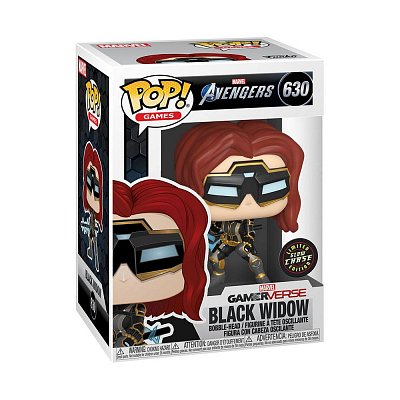 Marvel\'s Avengers (2020 video game) POP! Marvel Vinyl Figuren Black Widow 9 cm Sortiment (6) --- BESCHAEDIGTE VERPACKUNG