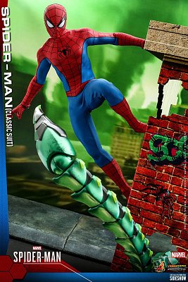 Marvel\'s Spider-Man Video Game Masterpiece Actionfigur 1/6 Spider-Man (Classic Suit) 30 cm