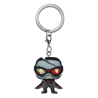 Marvel What If...? Pocket POP! Vinyl Schlüsselanhänger 4 cm Zombie Falcon Display (12)