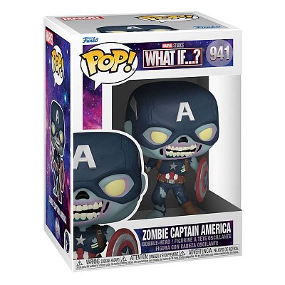 Marvel What If...? POP! TV Vinyl Figur Zombie Captain America 9 cm