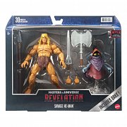 Masters of the Universe: Revelation Masterverse Actionfiguren 2022 Deluxe Savage He-Man & Orko 18 cm