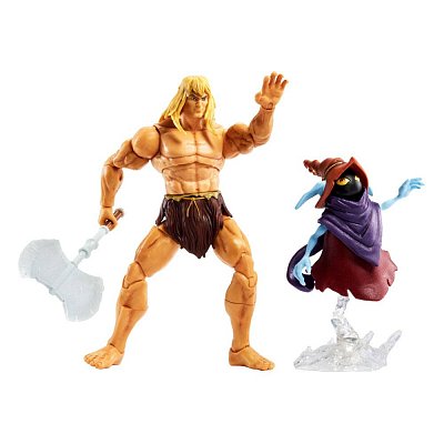 Masters of the Universe: Revelation Masterverse Actionfiguren 2022 Deluxe Savage He-Man & Orko 18 cm