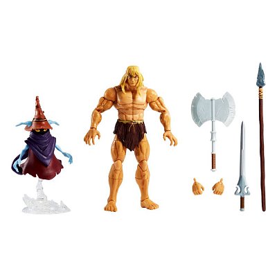 Masters of the Universe: Revelation Masterverse Actionfiguren 2022 Deluxe Savage He-Man & Orko 18 cm