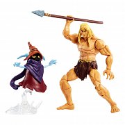 Masters of the Universe: Revelation Masterverse Actionfiguren 2022 Deluxe Savage He-Man & Orko 18 cm