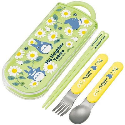 Mein Nachbar Totoro Essstäbchen & Löffel & Gabel Set Daisies