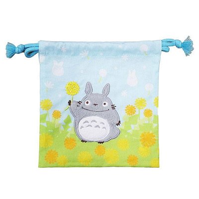 Mein Nachbar Totoro Stoffbeutel Totoro with Flowers 20 x 19 cm