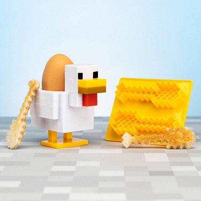 Minecraft Eierbecher und Toastausstechform