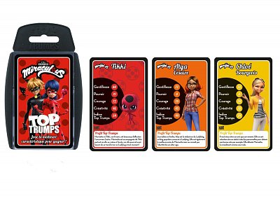 Miraculous Geschichten von Ladybug und Cat Noir Kartenspiel Top Trumps *Französische Version*
