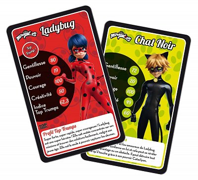 Miraculous Geschichten von Ladybug und Cat Noir Kartenspiel Top Trumps *Französische Version*