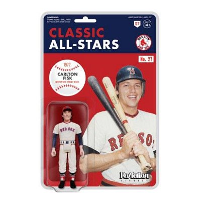 MLB Classic ReAction Actionfigur Carlton Fisk (Boston Red Sox) 10 cm