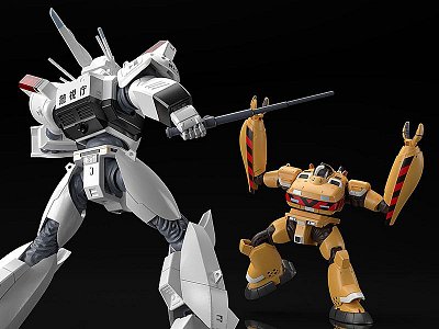 Mobile Police Patlabor Moderoid Plastic Model Kits 1/60 AV-98 Ingram & Bulldog 10 - 13 cm - Beschädigte Verpackung