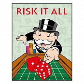 Monopoly Kunstdruck Risk It All Limited Edition 36 x 28 cm