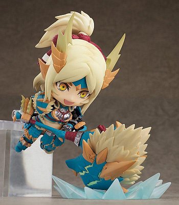 Monster Hunter World Iceborne Nendoroid Actionfigur Hunter Female Zinogre Alpha Armor Ver. DX 10 cm - Beschädigte Verpackung