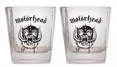 Motorhead Whisky Gläser 2er-Pack --- BESCHAEDIGTE VERPACKUNG