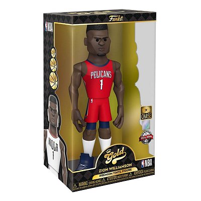 NBA: Pelicans Vinyl Gold Figuren 30 cm Zion Williamson (Home Uni) Sortiment (2)