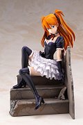 Neon Genesis Evangelion PVC Statue 1/7 Asuka Sohryu Langley Gothic & Lolita Costume ver. 18 cm --- BESCHAEDIGTE VERPACKUNG