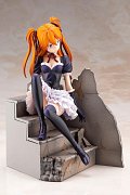 Neon Genesis Evangelion PVC Statue 1/7 Asuka Sohryu Langley Gothic & Lolita Costume ver. 18 cm --- BESCHAEDIGTE VERPACKUNG