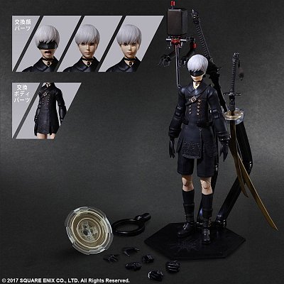 NieR Automata Play Arts Kai Actionfigur YoRHa No. 9 Type S Deluxe Ver. 24 cm