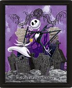 Nightmare before Christmas 3D-Effekt Poster Set Graveyard 26 x 20 cm (3)