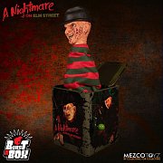 Nightmare On Elm Street Burst-A-Box Springteufel Spieluhr Freddy Krueger 36 cm --- BESCHAEDIGTE VERPACKUNG