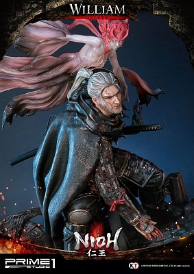 Nioh Statue 1/4 William Deluxe Ver. 61 cm --- BESCHAEDIGTE VERPACKUNG
