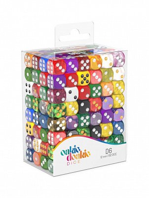 Oakie Doakie Dice W6 Würfel Retail Pack 12 mm Mixed (192)