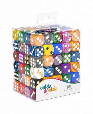 Oakie Doakie Dice W6 Würfel Retail Pack 16 mm Mixed (120)