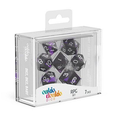 Oakie Doakie Dice Würfel RPG-Set Enclave - Amethyst (7)