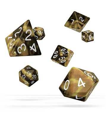 Oakie Doakie Dice Würfel RPG-Set Gemidice - Hornet (7)