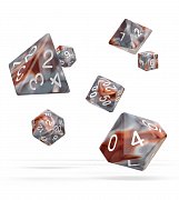 Oakie Doakie Dice Würfel RPG-Set Gemidice - Silver-Rust (7)