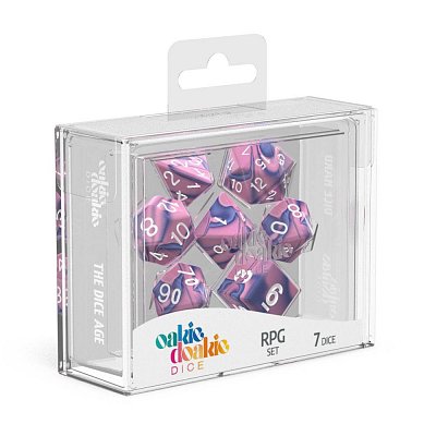 Oakie Doakie Dice Würfel RPG-Set Gemidice - Venus (7)