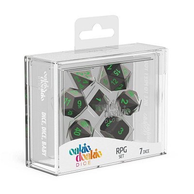 Oakie Doakie Dice Würfel RPG-Set Metal Dice - Matrix (7)