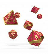 Oakie Doakie Dice Würfel RPG-Set Metal Glow in the Dark - Golden Princess (7)