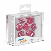 Oakie Doakie Dice Würfel RPG-Set Speckled - Rosa (7)