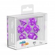 Oakie Doakie Dice Würfel RPG-Set Translucent - Lila (7)