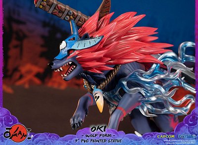 Okami PVC Statue Oki (Wolf Form) 21 cm - Beschädigte Verpackung