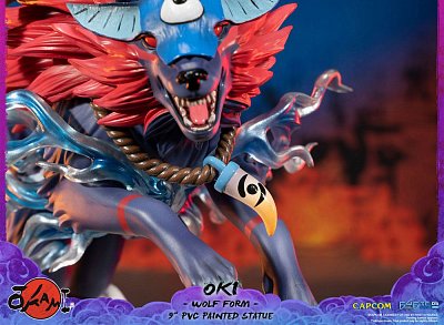 Okami PVC Statue Oki (Wolf Form) 21 cm - Beschädigte Verpackung