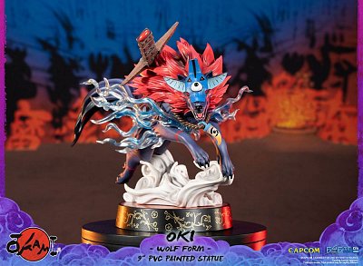 Okami PVC Statue Oki (Wolf Form) 21 cm - Beschädigte Verpackung