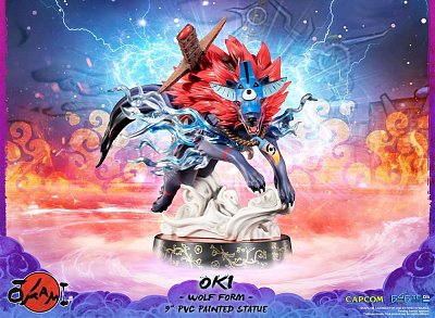 Okami PVC Statue Oki (Wolf Form) 21 cm - Beschädigte Verpackung