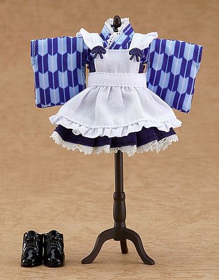 Original Character Zubehör-Set für Nendoroid Doll Actionfiguren Outfit Set Japanese-Style Maid Blue