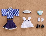 Original Character Zubehör-Set für Nendoroid Doll Actionfiguren Outfit Set Japanese-Style Maid Blue