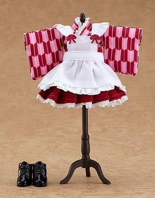Original Character Zubehör-Set für Nendoroid Doll Actionfiguren Outfit Set Japanese-Style Maid Pink