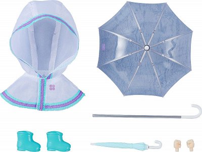 Original Character Zubehör-Set für Nendoroid Doll Actionfiguren Outfit Set Rain Poncho - White